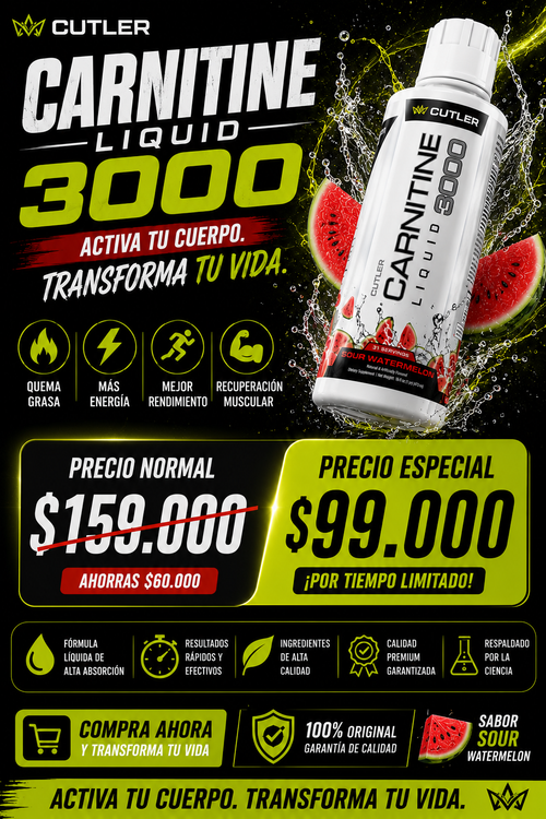 Precio especial promocional - Oferta L-Carnitine 3000